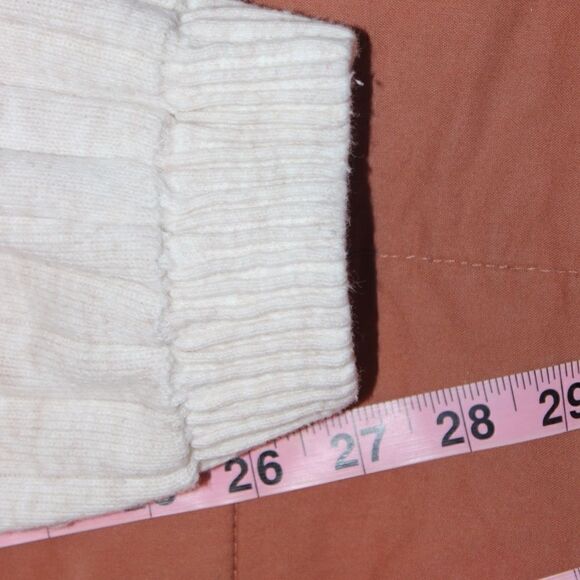 Zara High Waist Cream Pants Women Size XS - Picture 10 of 10